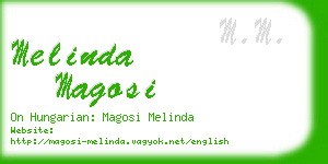 melinda magosi business card